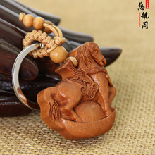 桃木马挂件选购全攻略 木雕工艺里的祥瑞之物